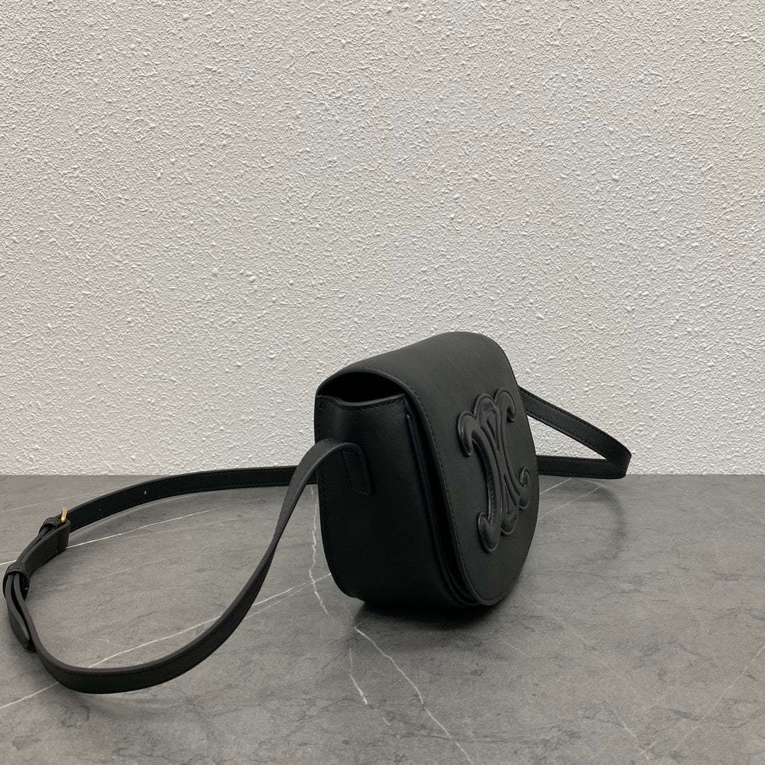 CE Folco Cuir Triomphe With Studs Black For Women 7in/19cm