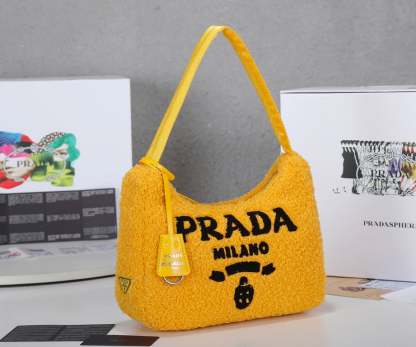 PR RE-EDITION 2000 TERRY MINI BAG YELLOW 22CM