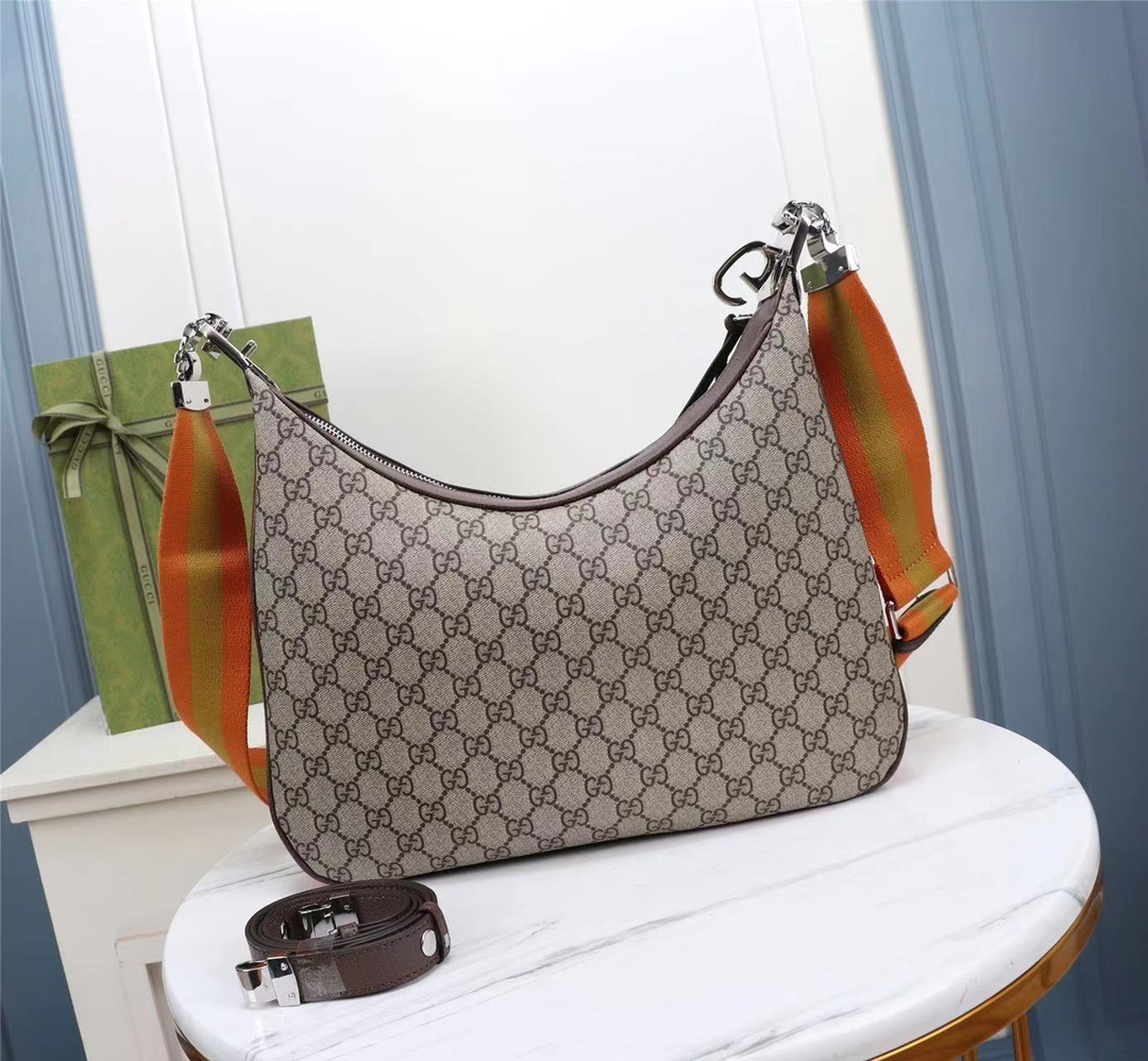 GG GG ATTACHE LARGE SHOULDER BAG 35CM 702823 96GRN 4091