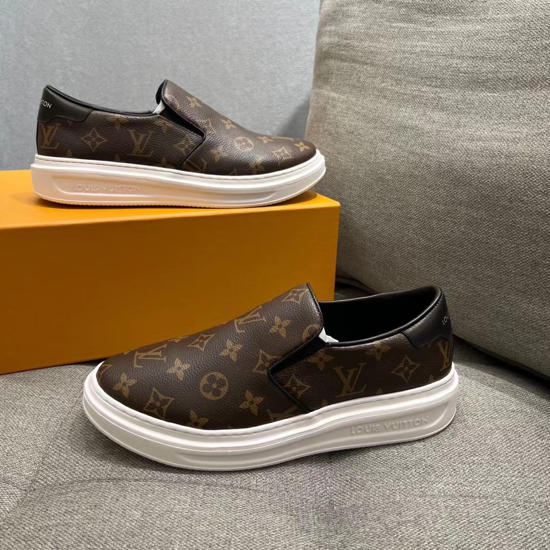 LUV BEVERLY HILLS SLIP ON BROWN