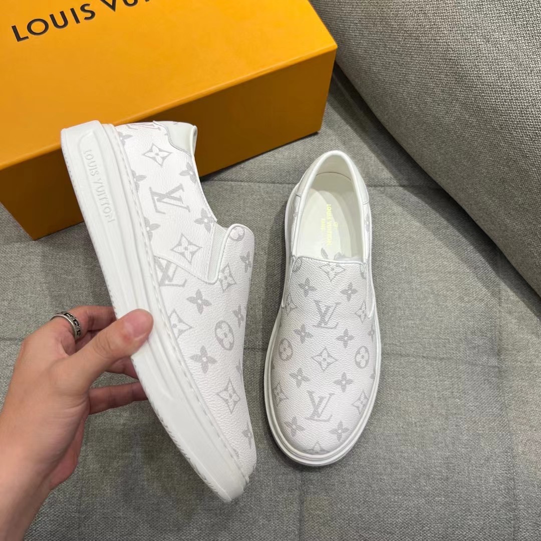 LUV BEVERLY HILLS SLIP ON WHITE