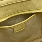 CE NANO LUGGAGE BAG IN DRUMMED CALFSKIN 20 CM YELLOW