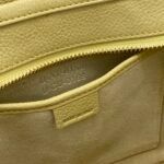 CE NANO LUGGAGE BAG IN DRUMMED CALFSKIN 20 CM YELLOW