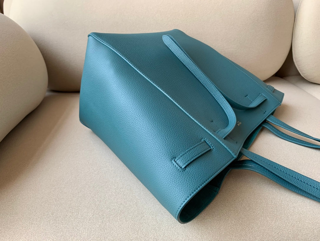 CE Small Cabas Phantom In Soft Grained Green For Women 12in/31cm