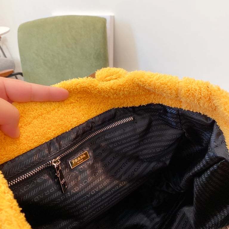 PR TERRY TOTE BAG YELLOW 41CM