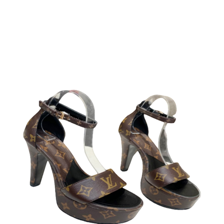 LUV WOMEN’S AFTERGLOW PLATFORM SANDAL BROWN