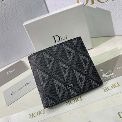 dir WALLET BLACK CD DIAMOND CANVAS 11CM 2ESBH027DCO H43E
