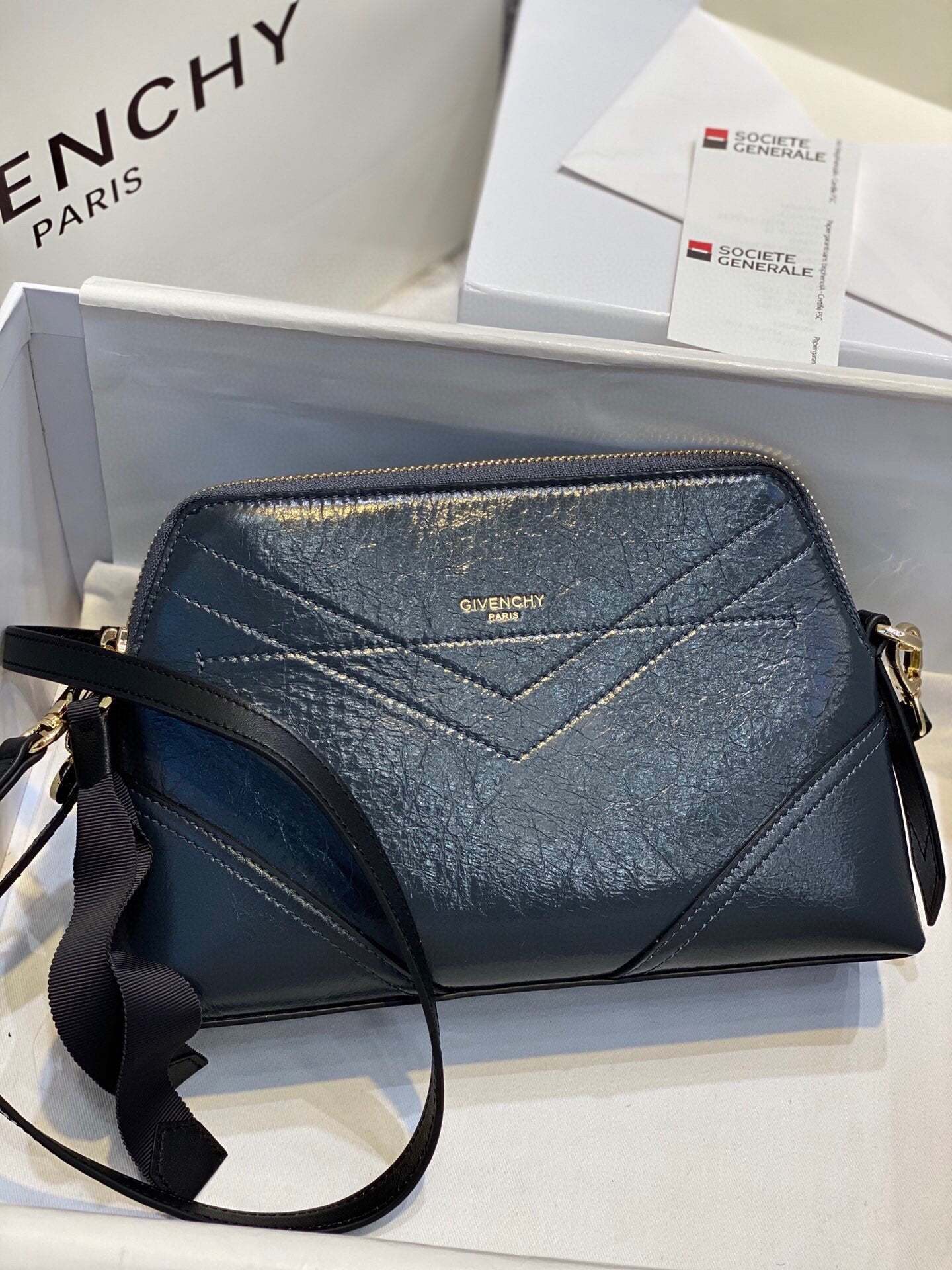gv AAA Quality Messenger Bag Blue For Women, Handbags, Shoulder And Crossbody Bags 9.8in/25cm GVC