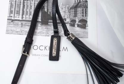 SAINT LAURENT LOU CAMERA BAG IN QUILTED BLACK SILVER LEATHER 23CM