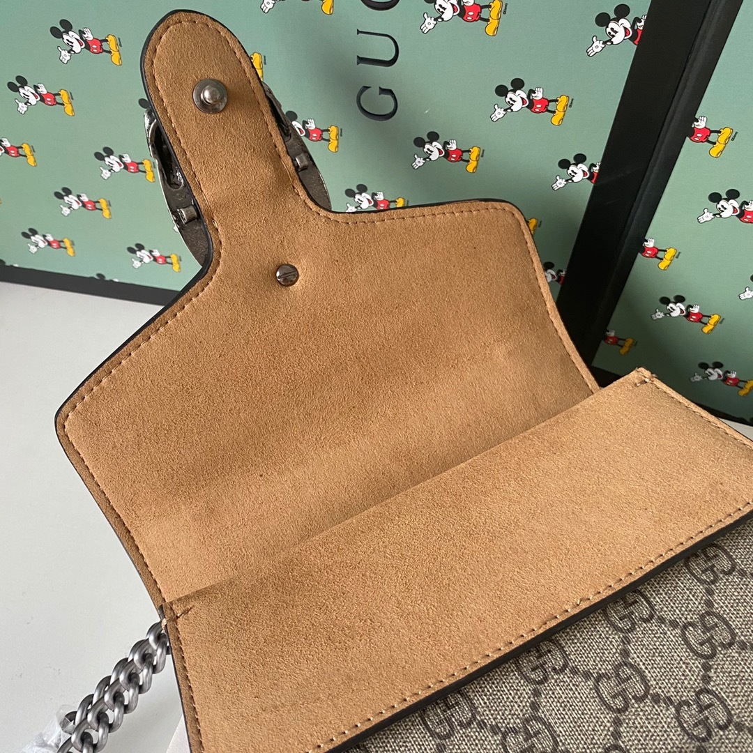 GG DIONYSUS MINI SHOULDER BAG 20CM 421970 KHNRN 8642