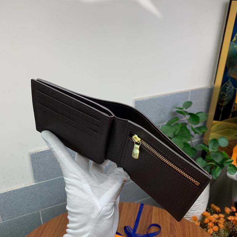 LOUIS VUITTON DAMIER BROWN COATED CANVAS 11CM N60053