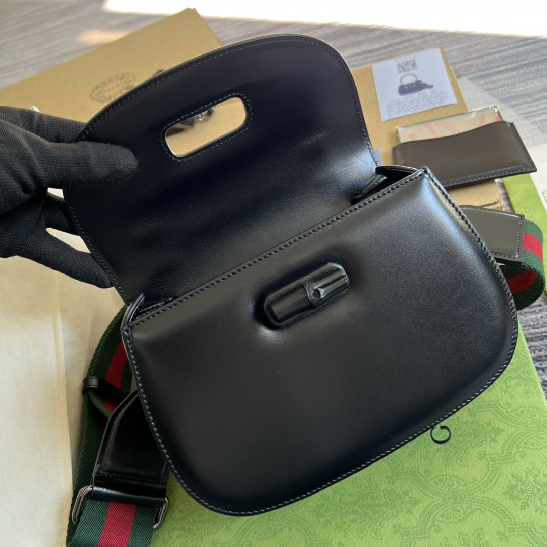 GG Bamboo 1947 small top handle bag  675797 10ODP 1060