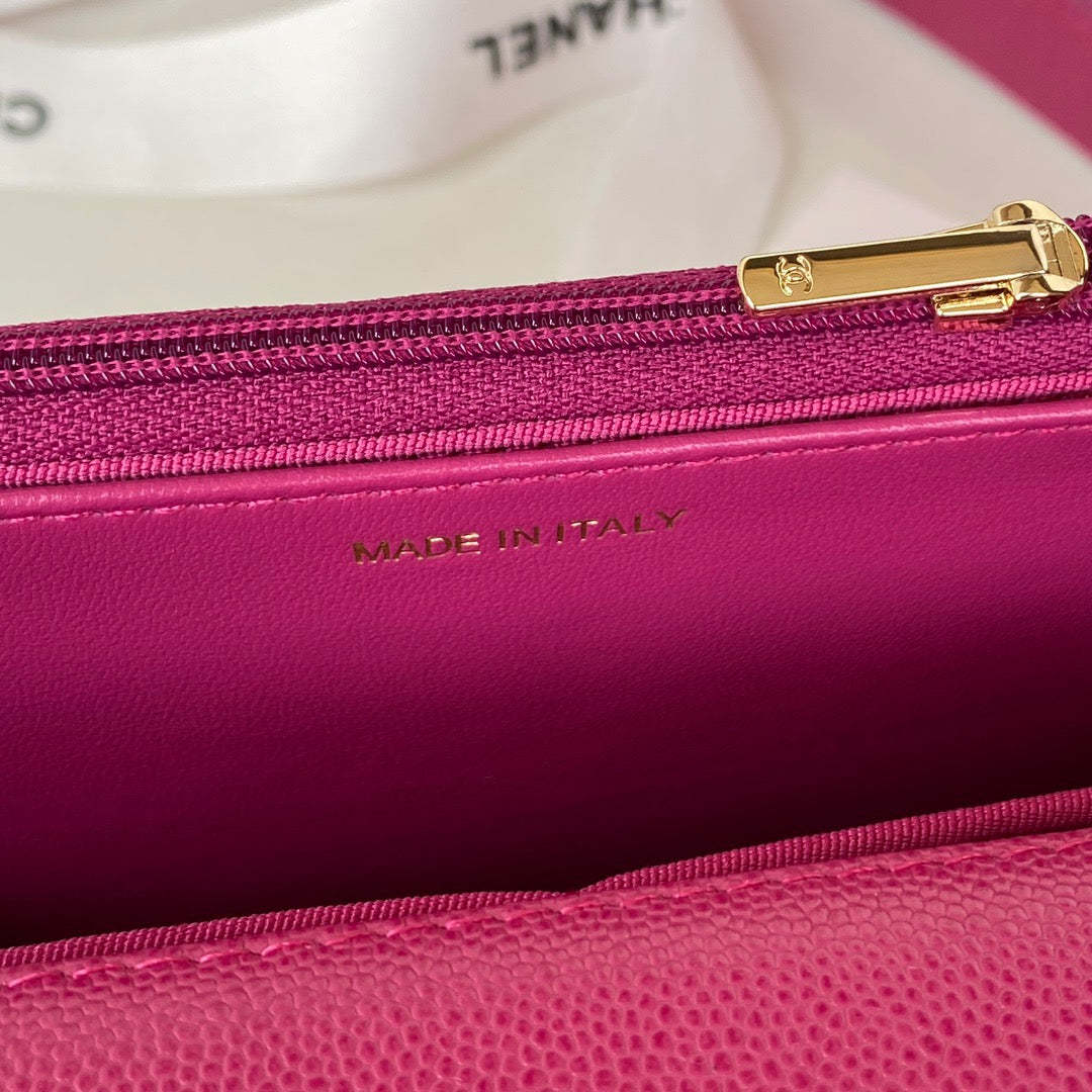 ChanelSmall Flap Bag Gold Hardware Plum For Women, Women’s Handbags, Shoulder Bags 7.5in/19cm AP2840