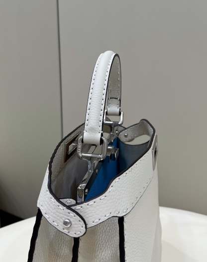 FI Peekaboo ISeeU Medium White For Women, Women’s Handbags, Shoulder Bags 13.1in/33.5cm FF