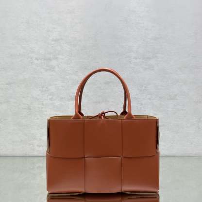 BV Small Arco Tote Bag Orange, For Women, Bags 14.2in/36cm