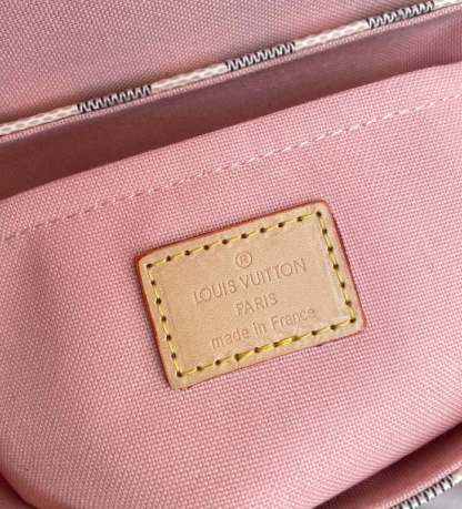 LUV DAMIER AZUR CROISETTE 25CM