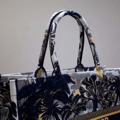 DI Large Book Tote Black Multicolor, For Women, Women’s Handbags 16.5in/42cm CD