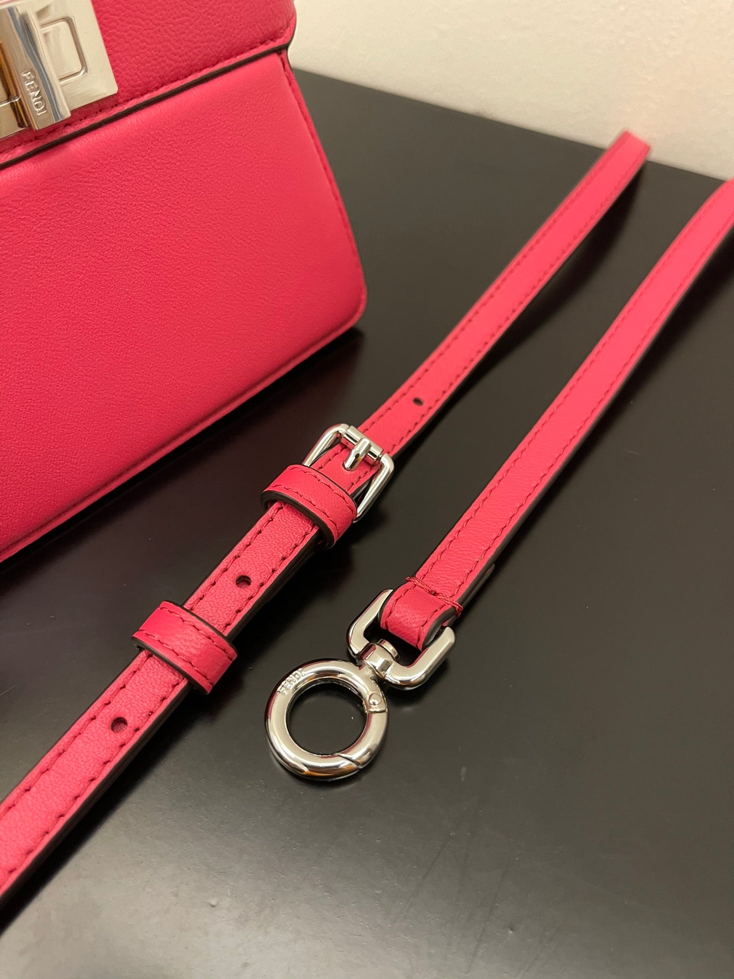 FI Peekaboo ISeeU Petite Pink Micro Bag For Woman 11cm/4.5in