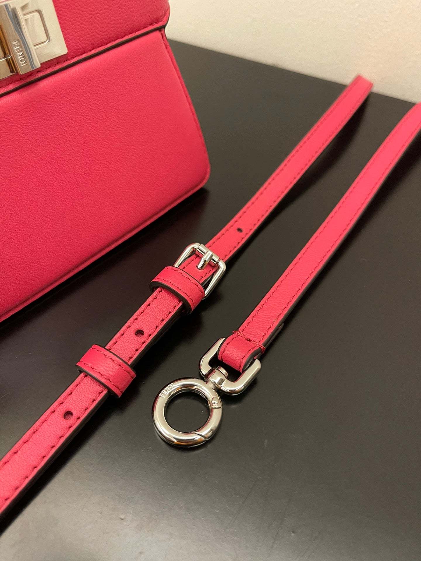 FI Peekaboo ISeeU Petite Pink Micro Bag For Woman 11cm/4.5in