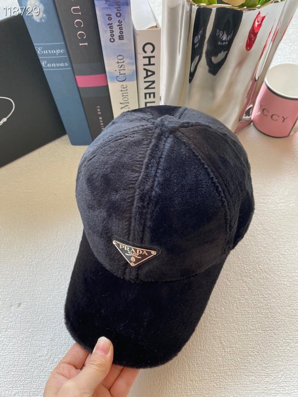 PD BASEBALL CAP SHEEPSKIN BLACK