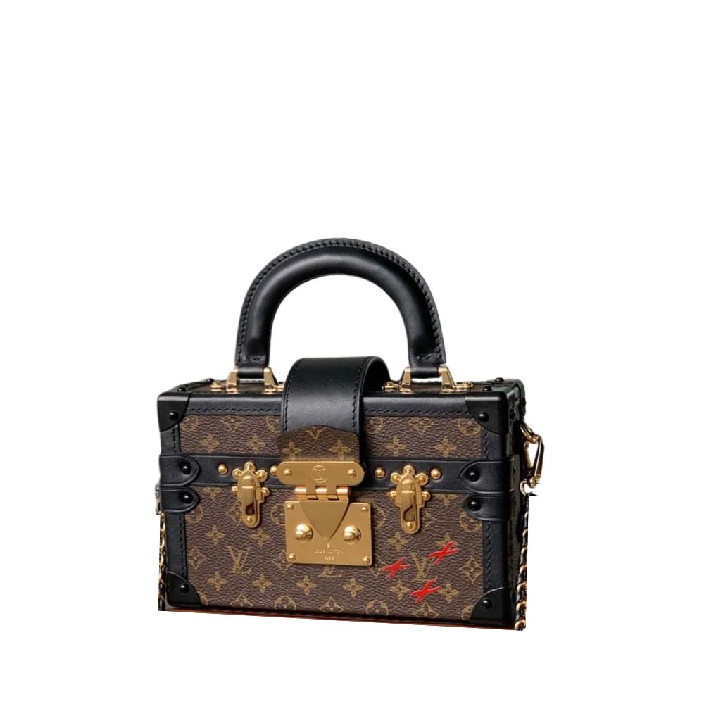 LV PETITE MALLE MONOGRAM DARK BROWN 20CM