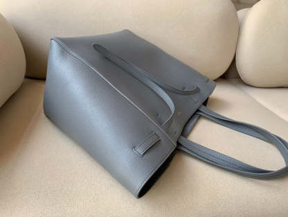 CE Small Cabas Phantom In Soft Grained Grey For Women 12in/31cm 189023TNI.10DC