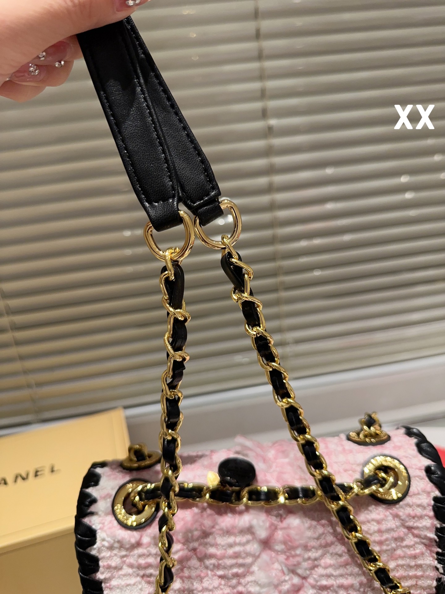 CC MINI FLAP BAG PINK 20CM