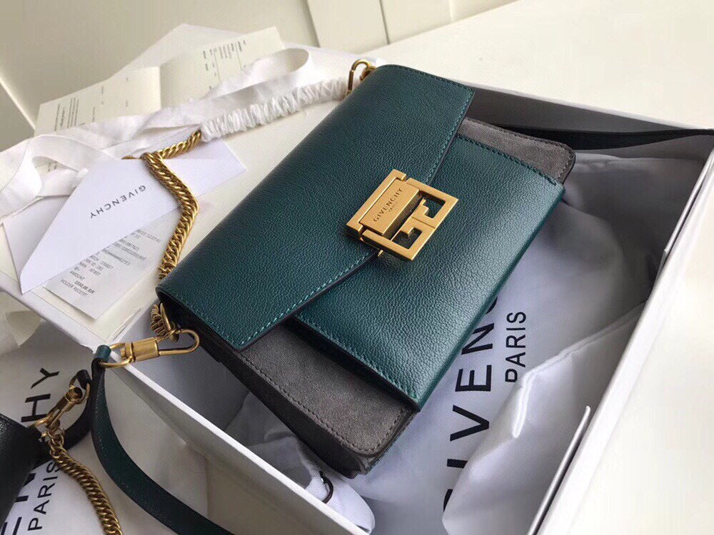 gv GV3 Bag Green/ Black For Women, Handbags, Shoulder Bags 11.4in/29cm GVC