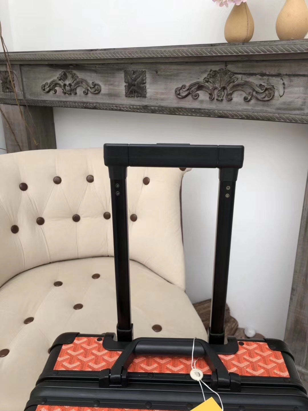 Goyard Rolling Vali Orange For Men, LuGucciage 20in/51cm LV