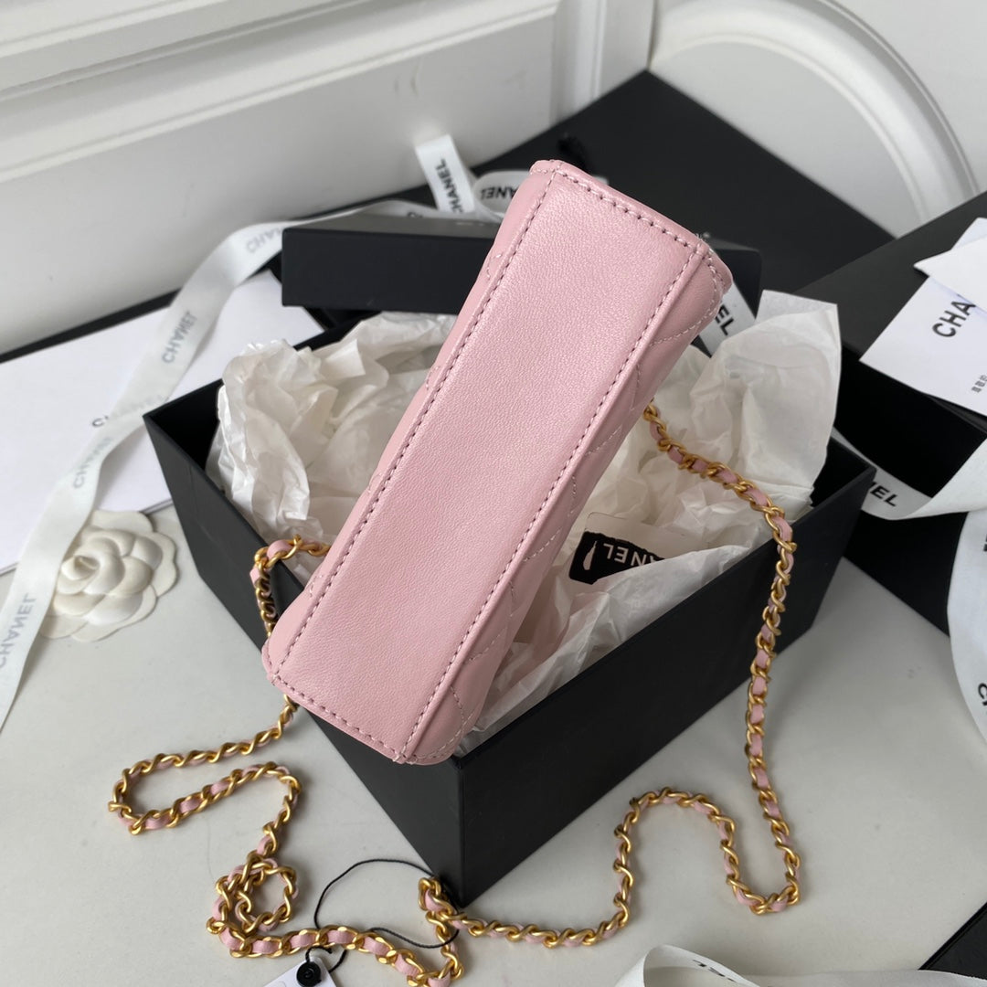 Chanel Clutch With Chain Gold Hardware PiNike For Women, Women’s Handbags, Shoulder Bags 5.7in/14.5cm