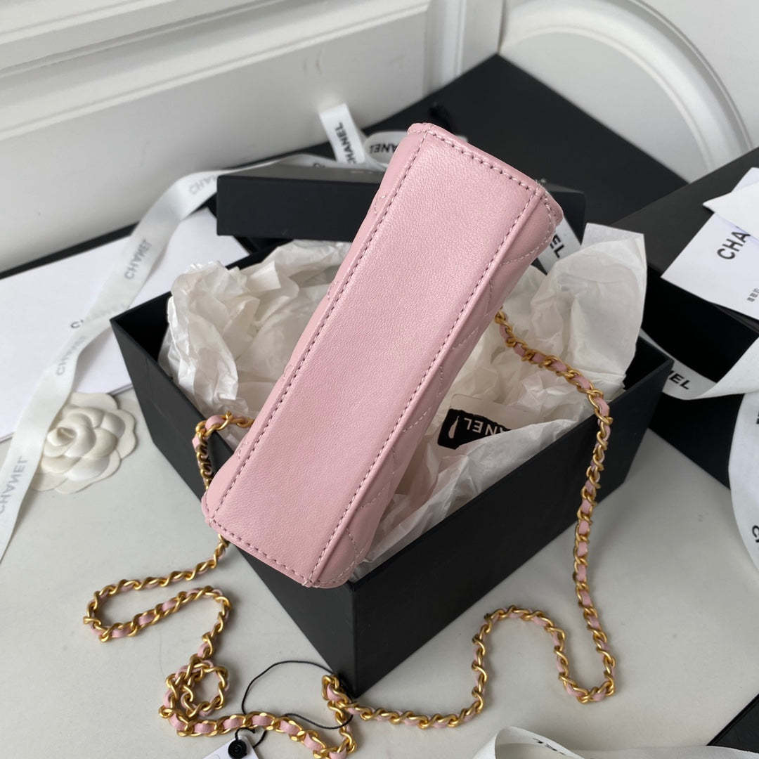 Chanel Clutch With Chain Gold Hardware PiNike For Women, Women’s Handbags, Shoulder Bags 5.7in/14.5cm