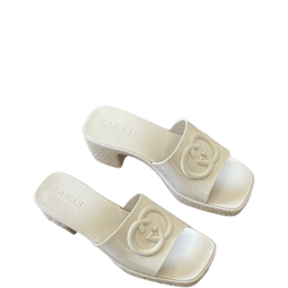 SANDAL GG WOMEN SLIDE SANDAL WHITE