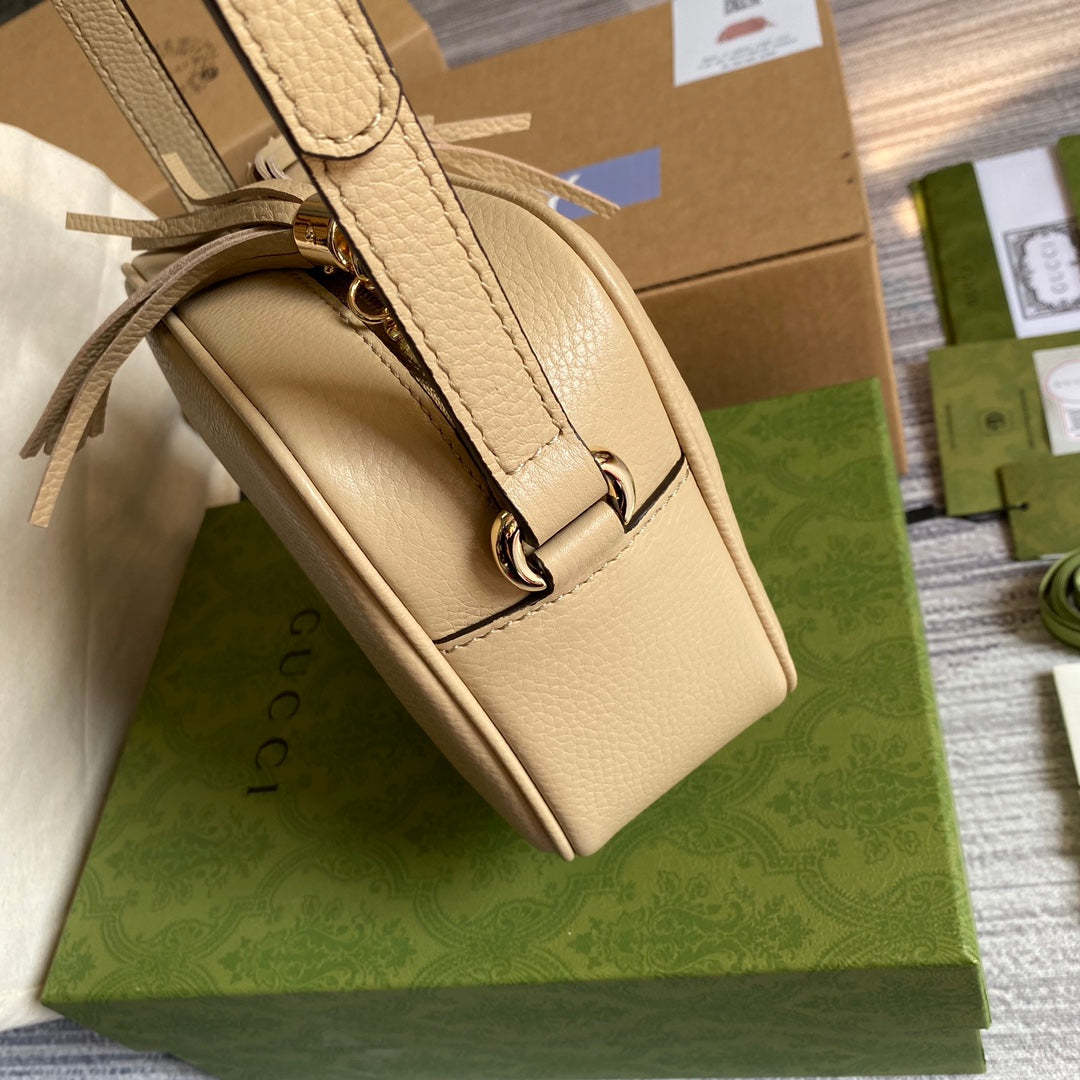 gg Soho Small Disco Bag Beige For Women, Women’s Bags, Shoulder And Crossbody Bags 8in/21cm gg 308364