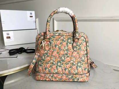 gg Horsebit 1955 Small Top Handle Bag Printing Liberty For Women 10in/25cm gg 620850