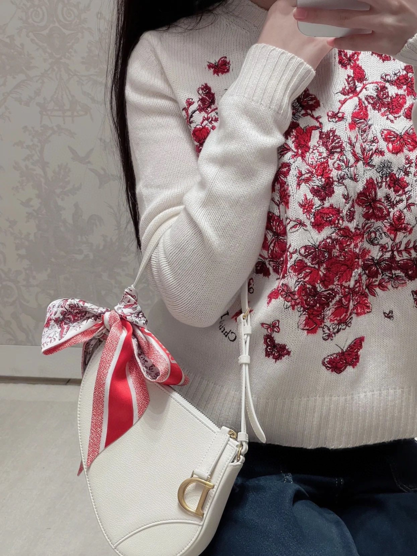 DOR SADDLE RODEO POUCH WHITE 20CM S5909CCEH M030