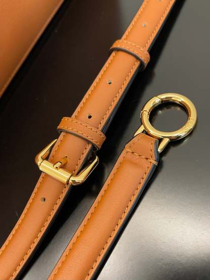 FI Peekaboo ISeeU Petite Brown Small Bag For Woman 20cm/8in