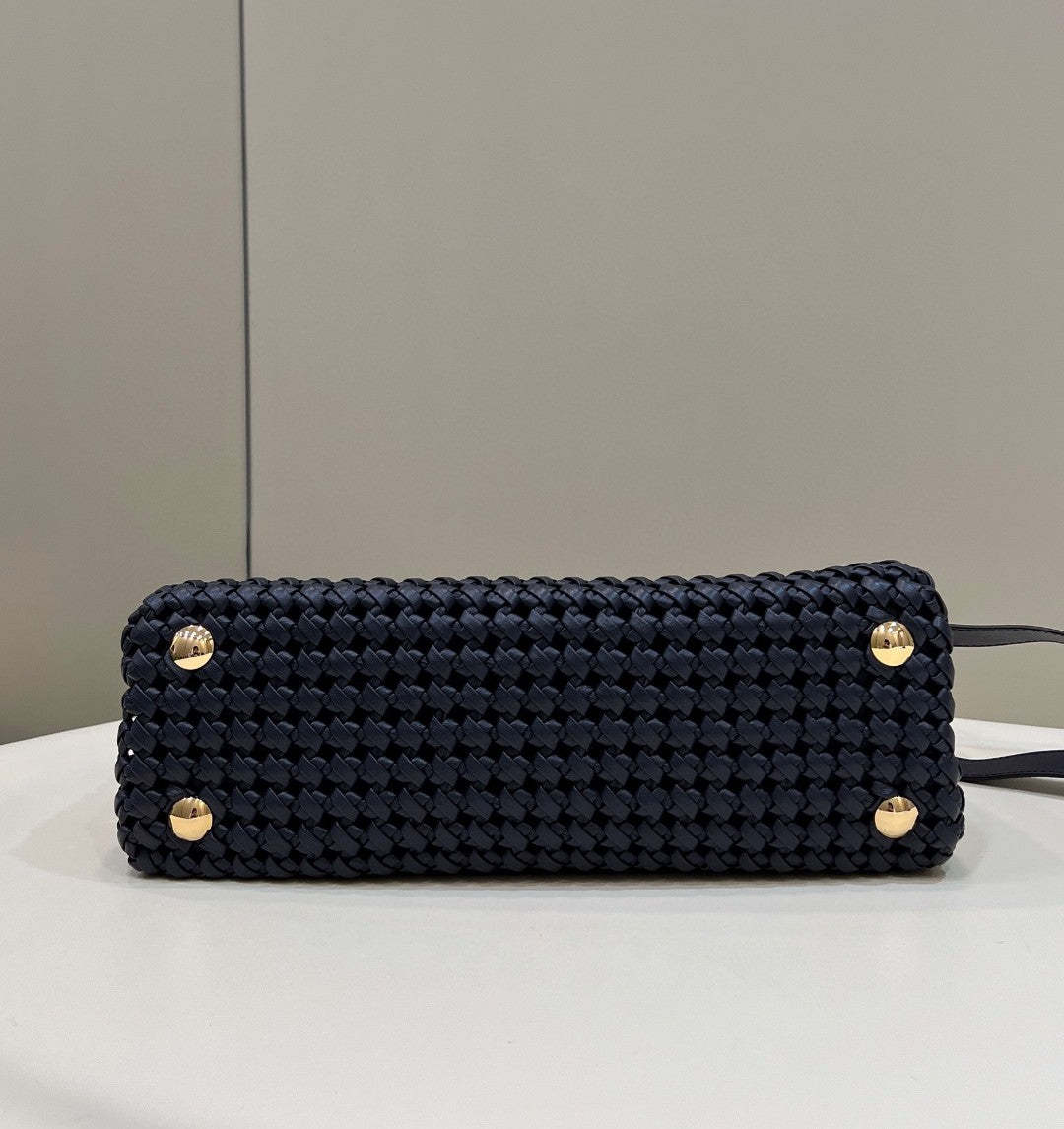 FI Mujer Peekaboo Iconic Navy Blue Bag For Woman 33cm/13in