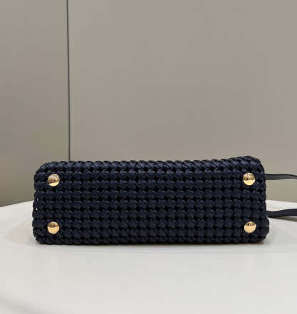 FI Mujer Peekaboo Iconic Navy Blue Bag For Woman 33cm/13in