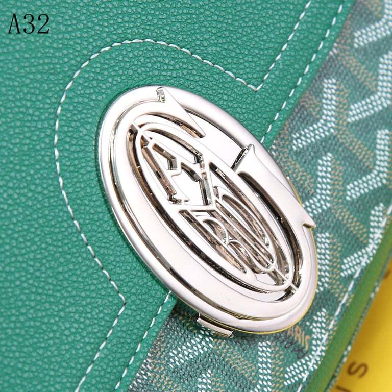 GY SEAL CLASP THE 233 BAG GREEN 25CM