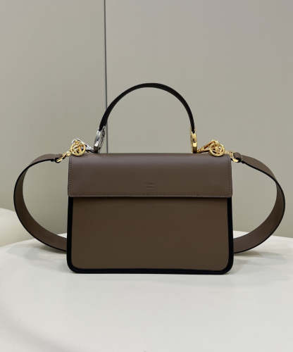 FI Kan I F Medium Brown Bag For Woman 18cm/7in 8BT284A651F13VK