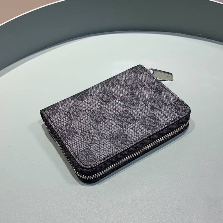 LOUIS VUITTON ZIPPY COIN PURSE DAMIER GRAPHITE WALLET 11CM N63070
