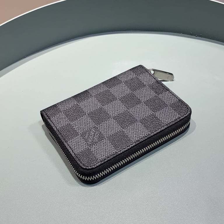 LOUIS VUITTON ZIPPY COIN PURSE DAMIER GRAPHITE WALLET 11CM N63070