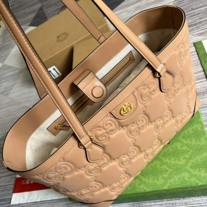 gg Medium Tote Beige For Women, Women&#8217;s Bags 15in/38cm gg ‎631685 UM8IG 9500