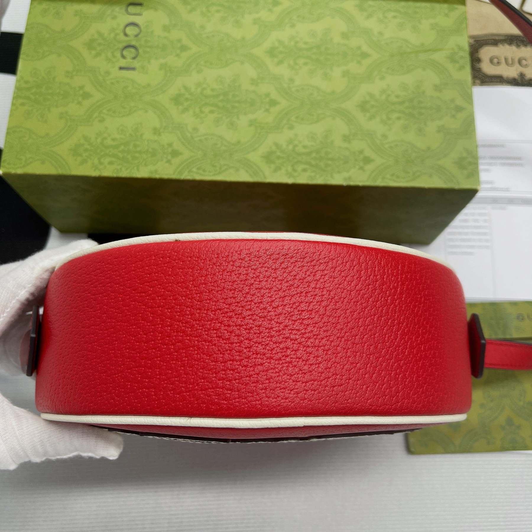 gg x Adidas Ophidia Shoulder Bag Red For Women, Women’s Bags 8.6in/22cm gg 702626 DJ24T 6484