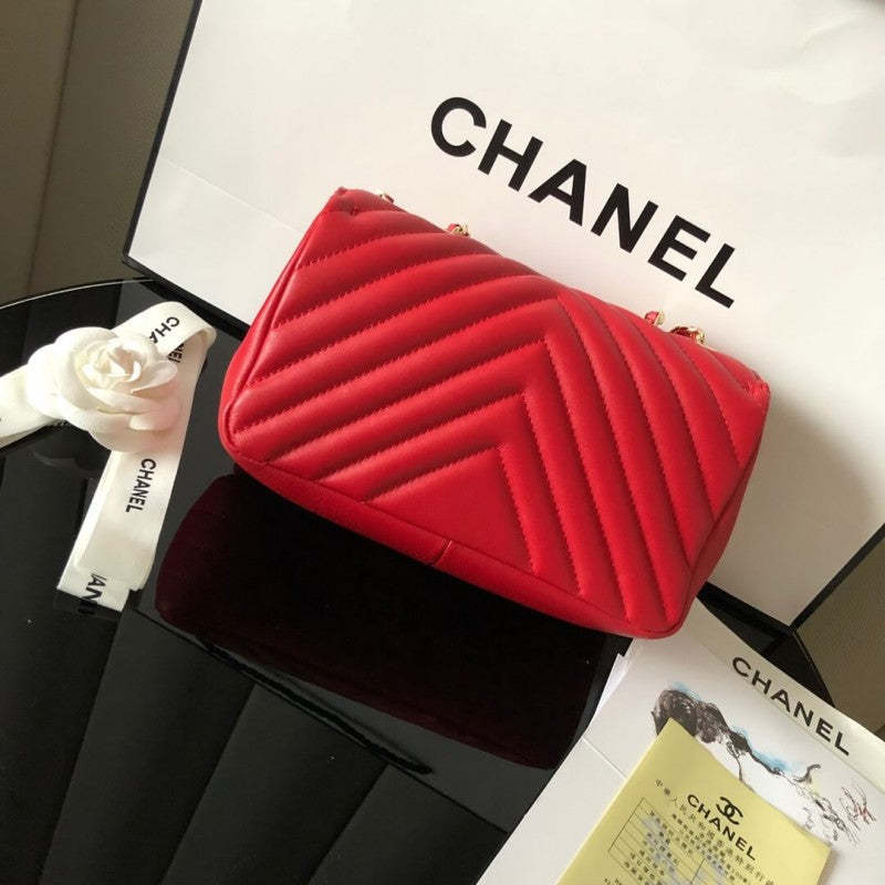 Calfskin Mini Flap Bag A91586