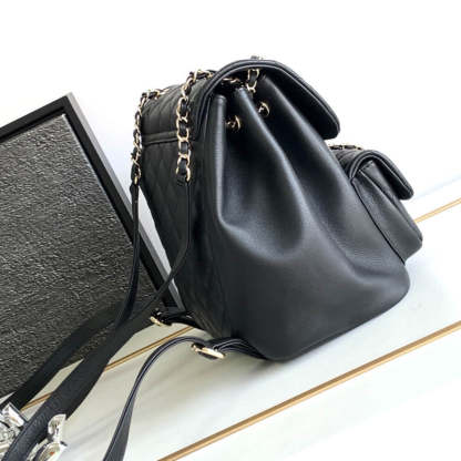 Calfskin Quilted Medium Duma Backpack AS3618