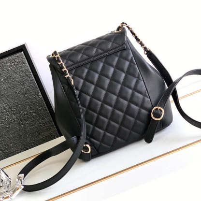 Calfskin Quilted Medium Duma Backpack AS3618