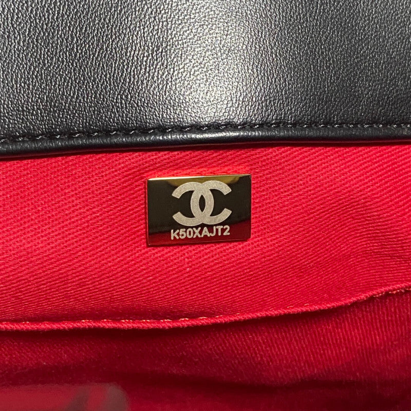 Deauville Calfskin Small Shopping Bag AS3257 Black