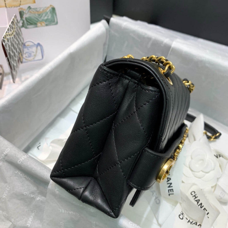 Front Logo Small Flap Bag AS1490