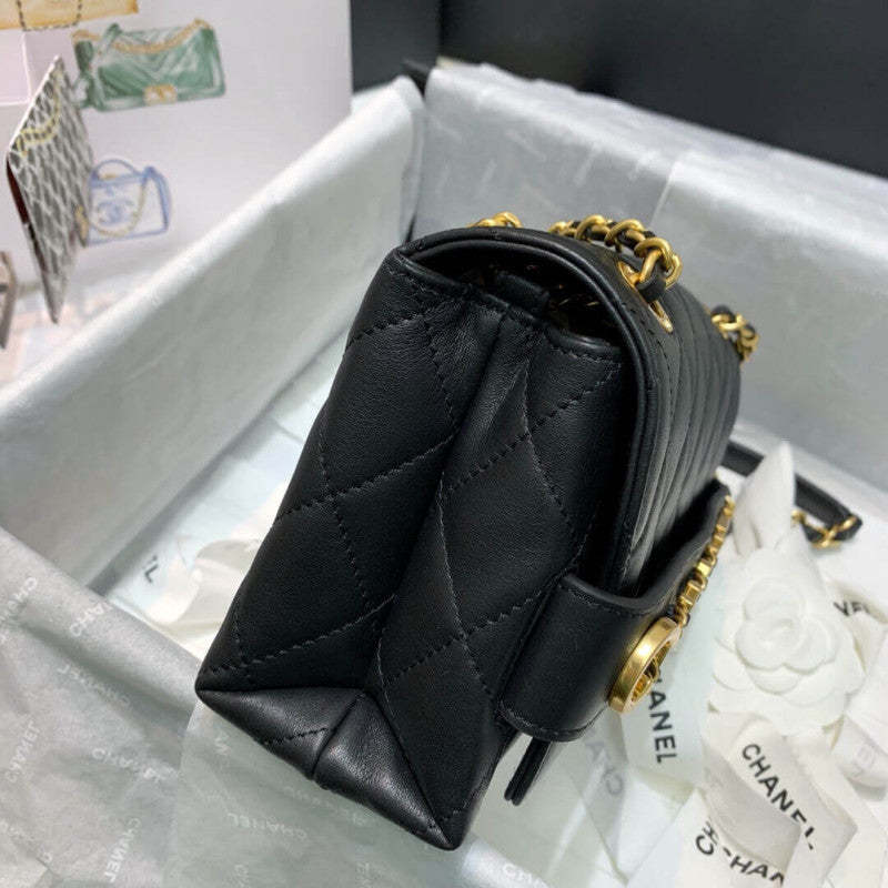 Front Logo Small Flap Bag AS1490